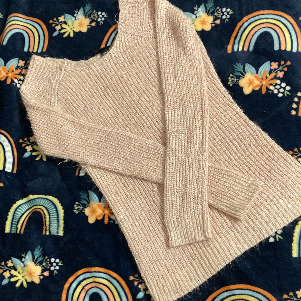 Rue21 fleece sequin sweater. Worn once. Great condition.